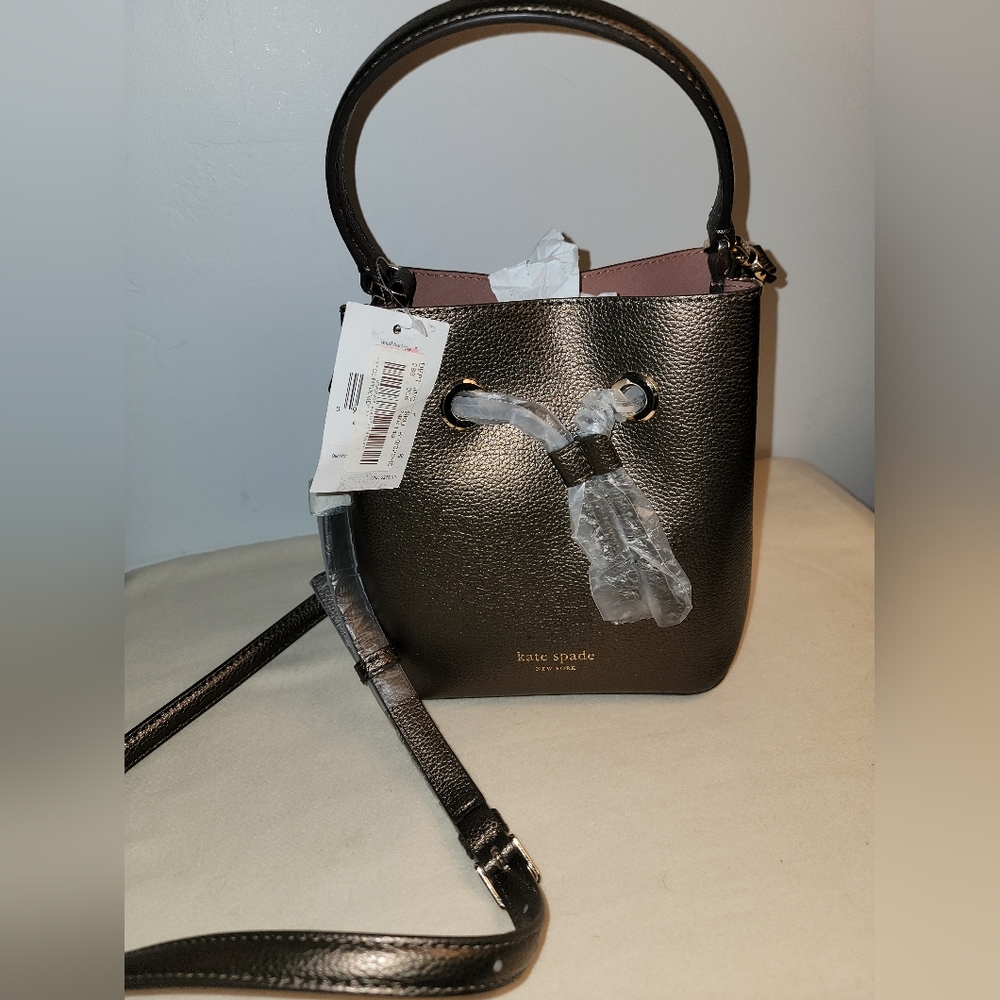 Kate Spade Copper bucket crossbody bag